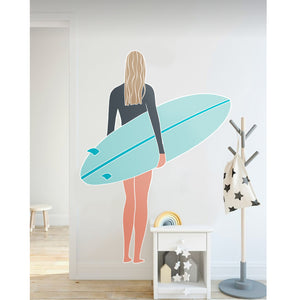 Girl Surfer (Sticky)