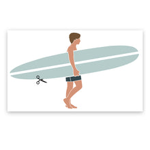 Load image into Gallery viewer, Boy Longboard (Sticky)