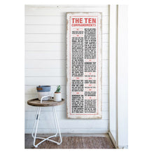 Load image into Gallery viewer, Ten Commandments (Canvas Wrap)